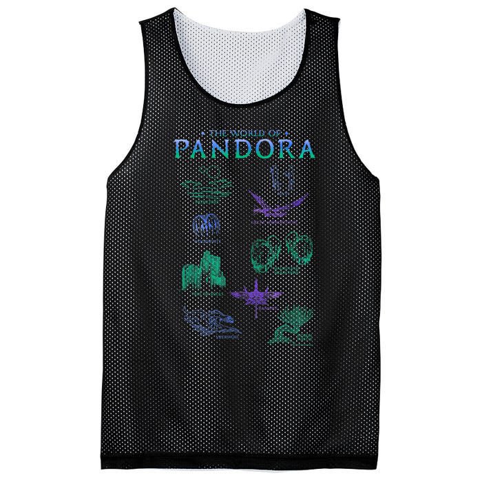 Avatar The World Of Pandora Flora & Fauna Mesh Reversible Basketball Jersey Tank