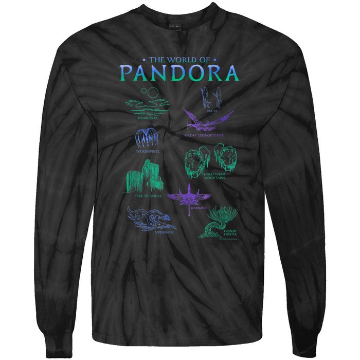 Avatar The World Of Pandora Flora & Fauna Tie-Dye Long Sleeve Shirt