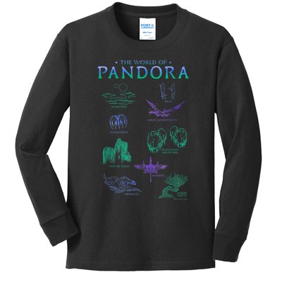 Avatar The World Of Pandora Flora & Fauna Kids Long Sleeve Shirt