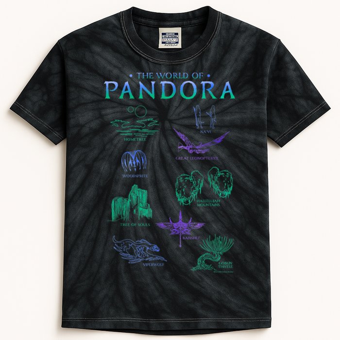 Avatar The World Of Pandora Flora & Fauna Kids Tie-Dye T-Shirt