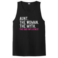 Aunt The Woman The Myth The Bad Influence Vintage Women PosiCharge Competitor Tank