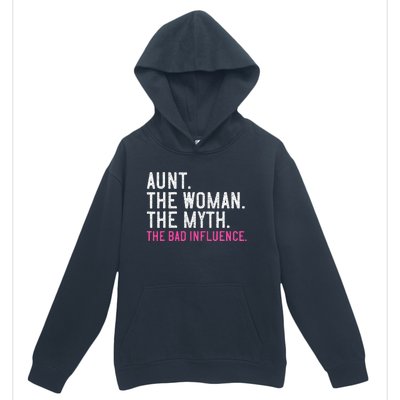 Aunt The Woman The Myth The Bad Influence Vintage Women Urban Pullover Hoodie