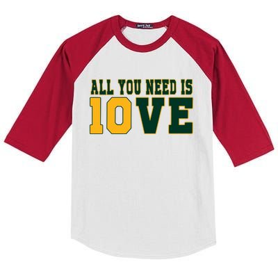 All That You Need Is 10ve Funny 10ve Kids Colorblock Raglan Jersey