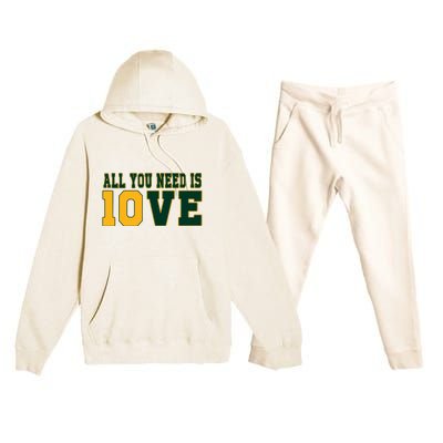 All That You Need Is 10ve Funny 10ve Premium Hooded Sweatsuit Set