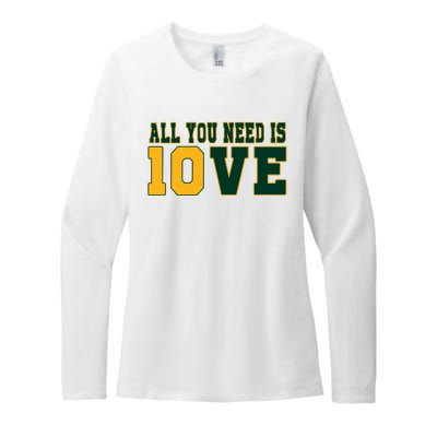 All That You Need Is 10ve Funny 10ve Womens CVC Long Sleeve Shirt