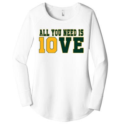 All That You Need Is 10ve Funny 10ve Women's Perfect Tri Tunic Long Sleeve Shirt