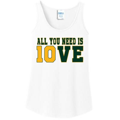 All That You Need Is 10ve Funny 10ve Ladies Essential Tank