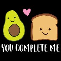 Avocado Toast You Complete Me Valentines Day Avocado Toast Impact Tech Backpack