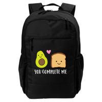 Avocado Toast You Complete Me Valentines Day Avocado Toast Backpack