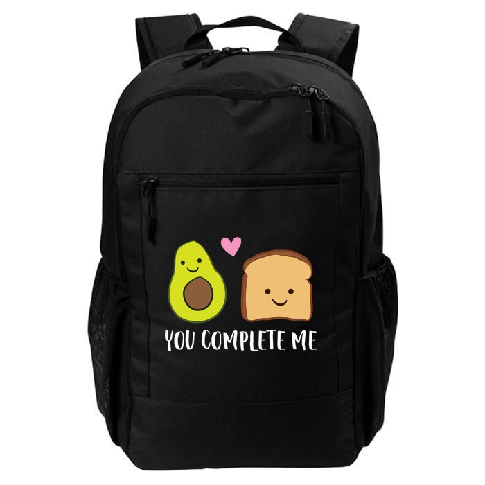 Avocado Toast You Complete Me Valentines Day Avocado Toast Backpack