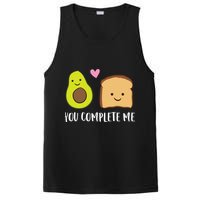 Avocado Toast You Complete Me Valentines Day Avocado Toast PosiCharge Competitor Tank