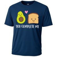 Avocado Toast You Complete Me Valentines Day Avocado Toast Performance Shirt