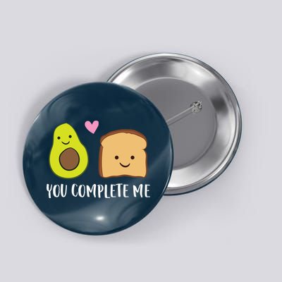 Avocado Toast You Complete Me Valentines Day Avocado Toast Button