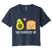 Avocado Toast You Complete Me Valentines Day Avocado Toast Crop Top
