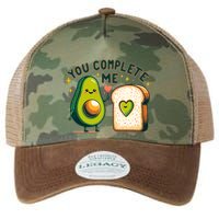 Avocado Toast You Complete Me Valentines Day Legacy Tie Dye Trucker Hat