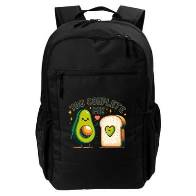 Avocado Toast You Complete Me Valentines Day Backpack