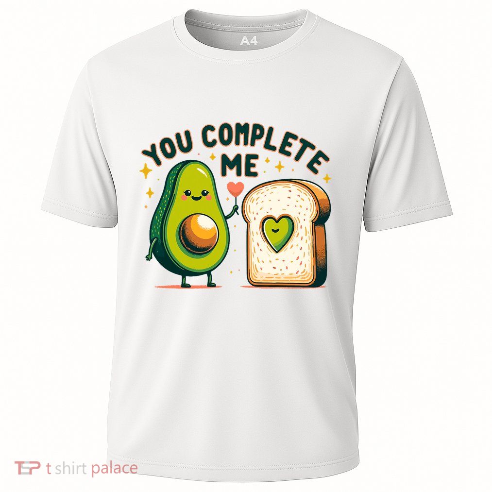 Avocado Toast You Complete Me Valentines Day Performance Shirt