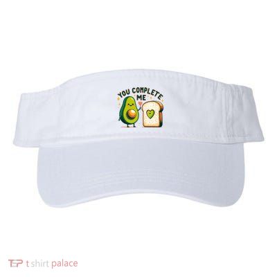 Avocado Toast You Complete Me Valentines Day Visor