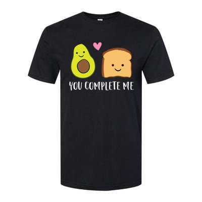 Avocado Toast You Complete Me Valentines Day Avocado Toast Softstyle CVC T-Shirt