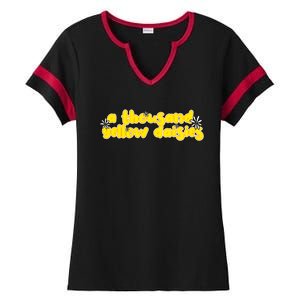 A Thousand Yellow Daisies Sticker Ladies Halftime Notch Neck Tee