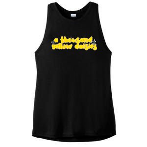 A Thousand Yellow Daisies Sticker Ladies PosiCharge Tri-Blend Wicking Tank