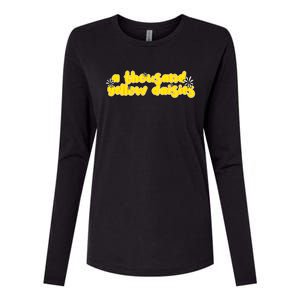 A Thousand Yellow Daisies Sticker Womens Cotton Relaxed Long Sleeve T-Shirt