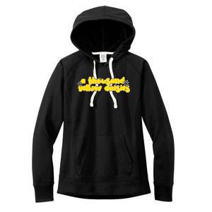 A Thousand Yellow Daisies Sticker Women's Fleece Hoodie