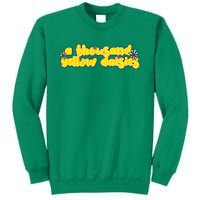 A Thousand Yellow Daisies Sticker Sweatshirt