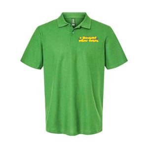 A Thousand Yellow Daisies Sticker Softstyle Adult Sport Polo