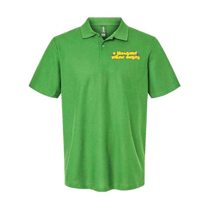 A Thousand Yellow Daisies Sticker Softstyle Adult Sport Polo