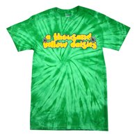 A Thousand Yellow Daisies Sticker Tie-Dye T-Shirt