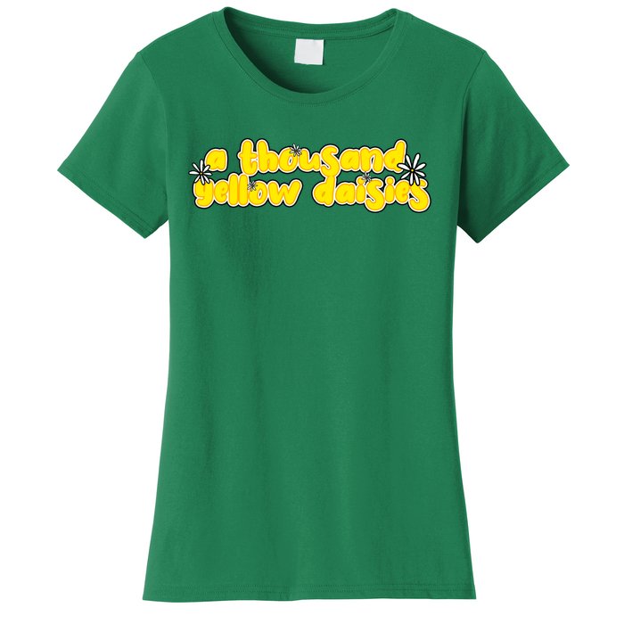 A Thousand Yellow Daisies Sticker Women's T-Shirt