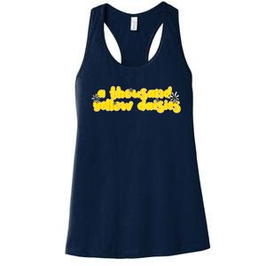 A Thousand Yellow Daisies Sticker Women's Racerback Tank