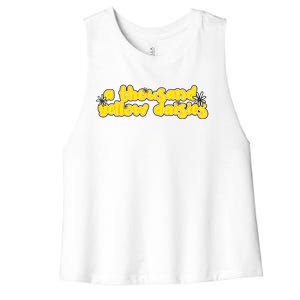 A Thousand Yellow Daisies Sticker Women's Racerback Cropped Tank