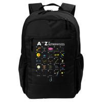 A To Z Funny Astronomy Lover Astrophysics Astronomer Gift Backpack