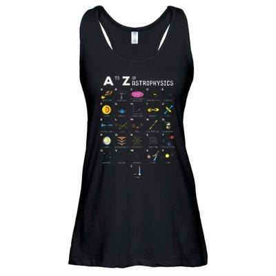 A To Z Funny Astronomy Lover Astrophysics Astronomer Gift Ladies Essential Flowy Tank