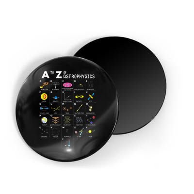 A To Z Funny Astronomy Lover Astrophysics Astronomer Gift Magnet