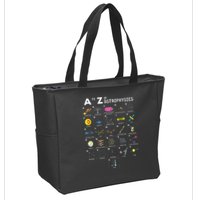 A To Z Funny Astronomy Lover Astrophysics Astronomer Gift Zip Tote Bag