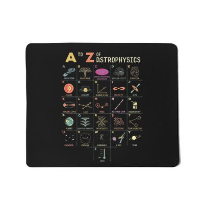 A To Z Astrophysics Funny Objects In Space Science Mousepad