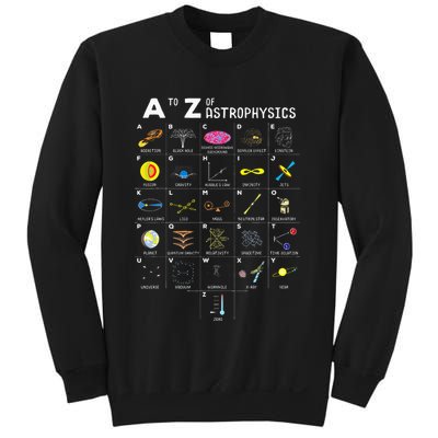 A To Z Funny Astronomy Lovers Astrophysics Astronomers Sweatshirt