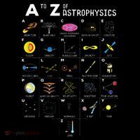 A To Z Funny Astronomy Lovers Astrophysics Astronomers Drawstring Bag