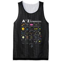A To Z Funny Astronomy Lovers Astrophysics Astronomers Mesh Reversible Basketball Jersey Tank