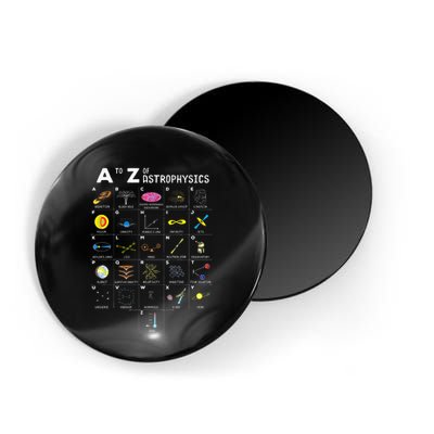 A To Z Funny Astronomy Lovers Astrophysics Astronomers Magnet