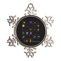 A To Z Funny Astronomy Lover Astrophysics Astronomer Metallic Star Ornament