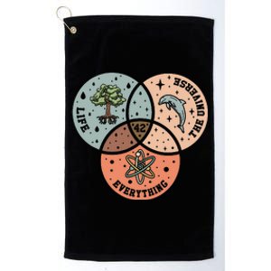 A To Z Funny Astronomy Lover Astrophysics Astronomer Platinum Collection Golf Towel