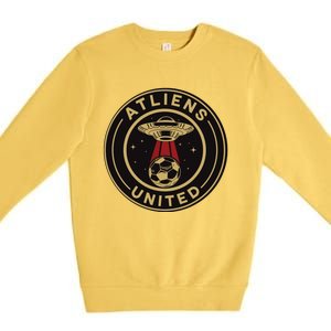 Atliens United 404 United Atlanta Soccer Fan Jersey Funny Premium Crewneck Sweatshirt