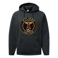 Atliens United 404 United Atlanta Soccer Fan Jersey Funny Performance Fleece Hoodie