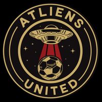 Atliens United 404 United Atlanta Soccer Fan Jersey Funny Apron