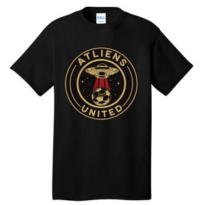 Atliens United 404 United Atlanta Soccer Fan Jersey Funny Tall T-Shirt