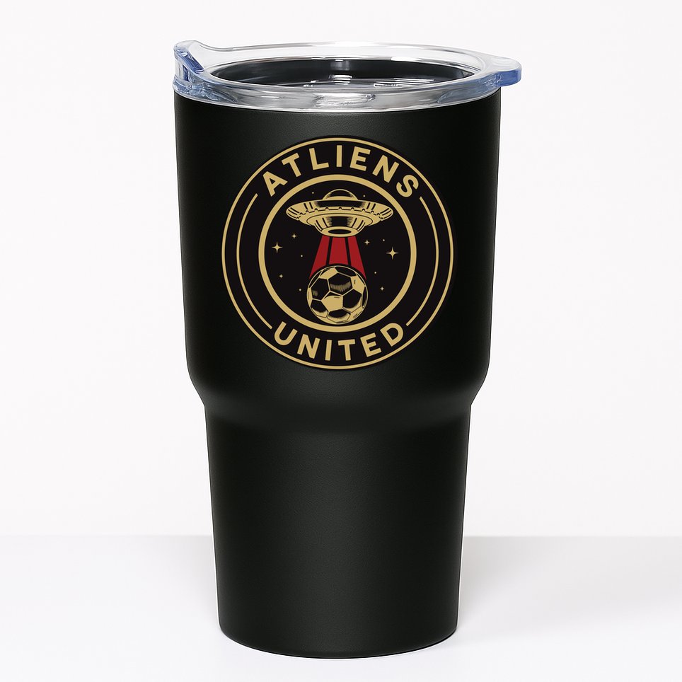 Atliens United 404 United Atlanta Soccer Fan Jersey Funny Tumbler